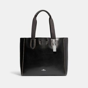 Coach Derby Tote in Black Leather